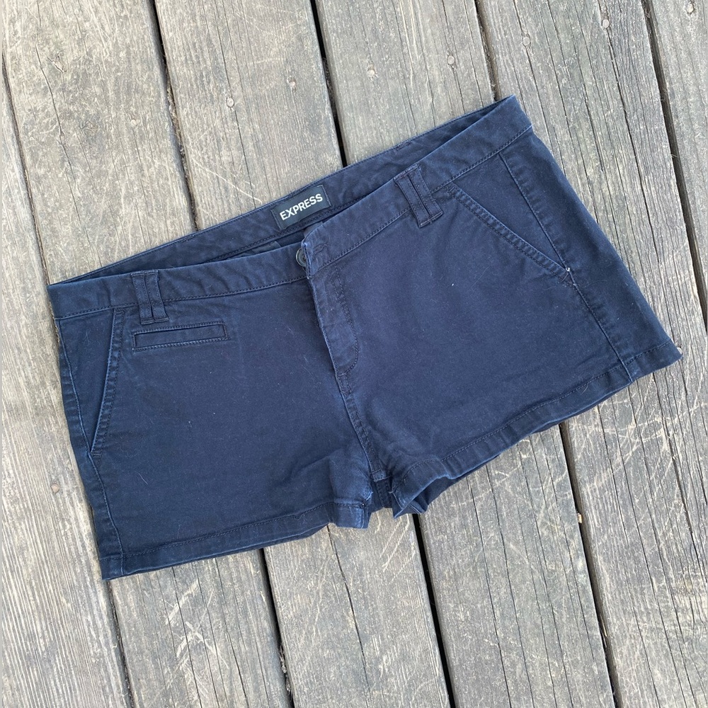 Express Black Shorts